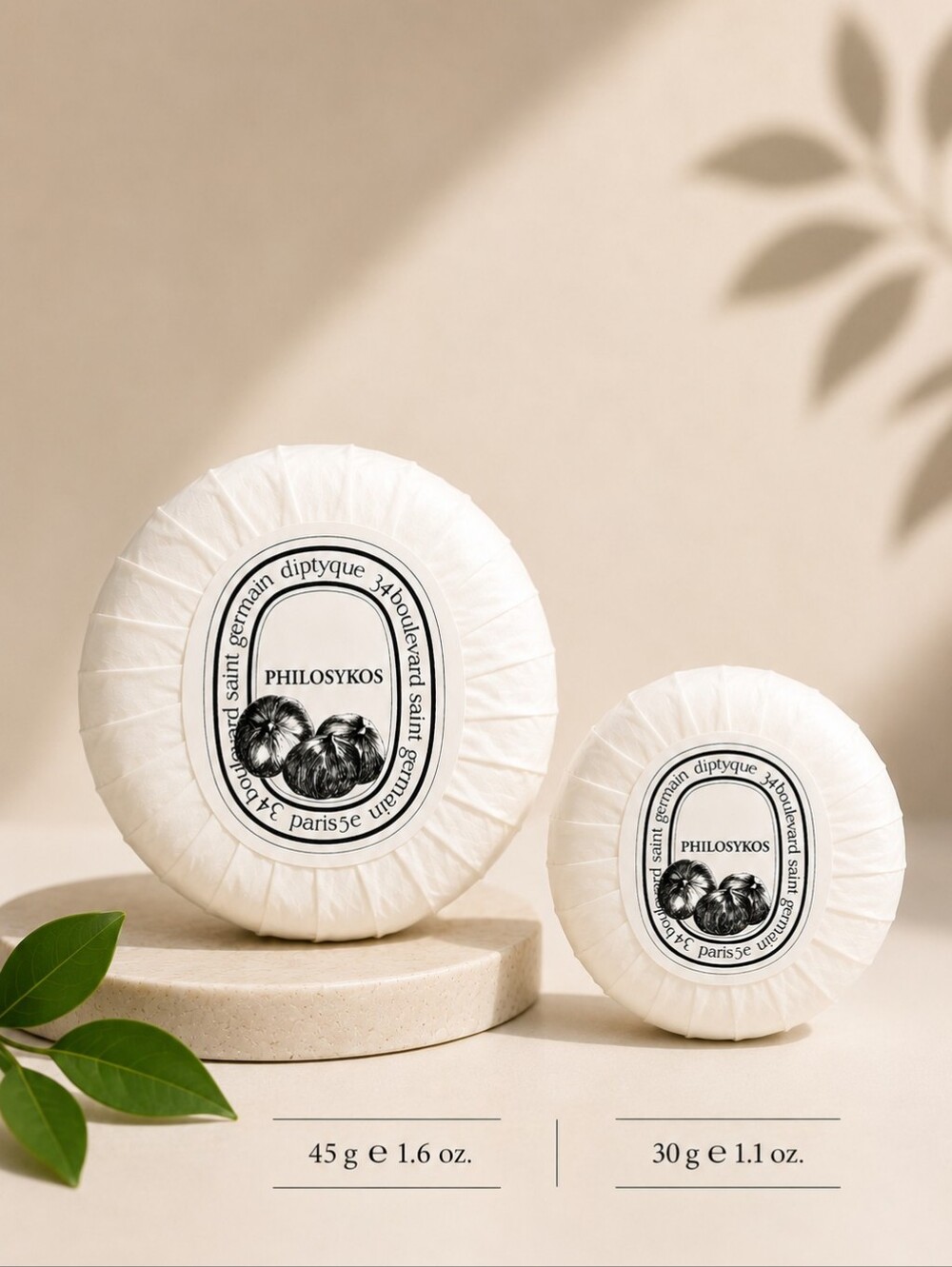 ✨ Diptyque Paris Philosykos Luxury Soap Set – 2 Travel Soaps | New & Sealed ✨